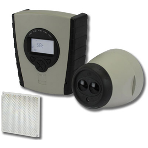 Bộ đầu báo khói beam Nittan FIRERAY5000, bộ điều khiển và lăng kính