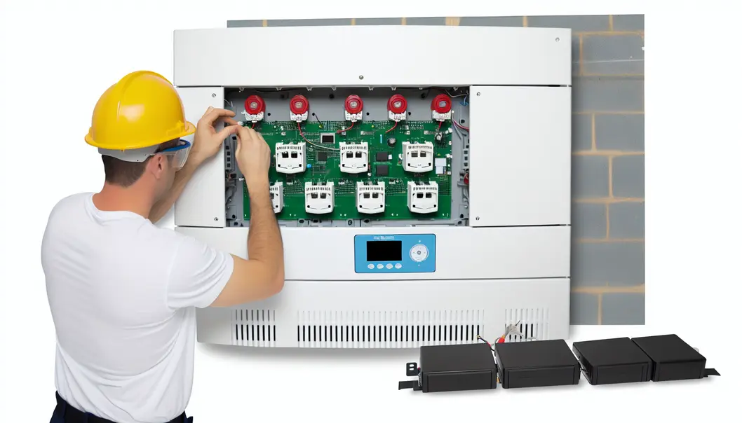 Hình ảnh minh họa và video hướng dẫn lắp đặt hệ thống báo cháy FireSmart.