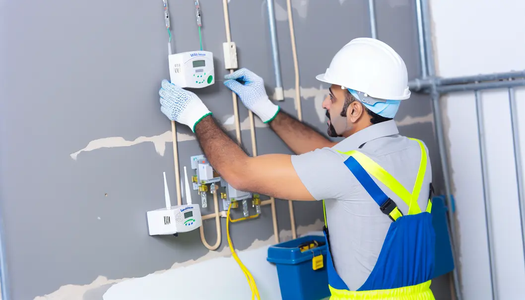 Hình ảnh minh họa và video hướng dẫn lắp đặt hệ thống báo cháy FireSmart.