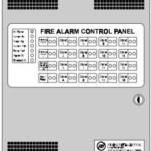 Module trống bảng hiển thị ABM-1 của Notifier